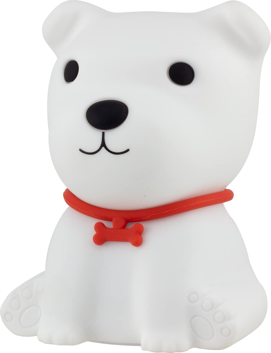 Silicone Dog Night Lamp | Soft LED Rechargeable Night Light for Kids