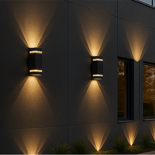 UPRAY – Modern Up & Down Outdoor Lights, IP65 Waterproof Garden Lamps