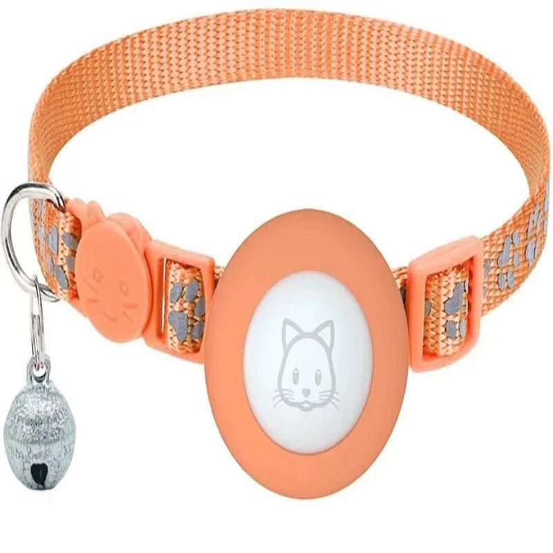 VELVETAIL SOFTCUB – Reflective Cat Collar with Airtag Holder and Safety Bell