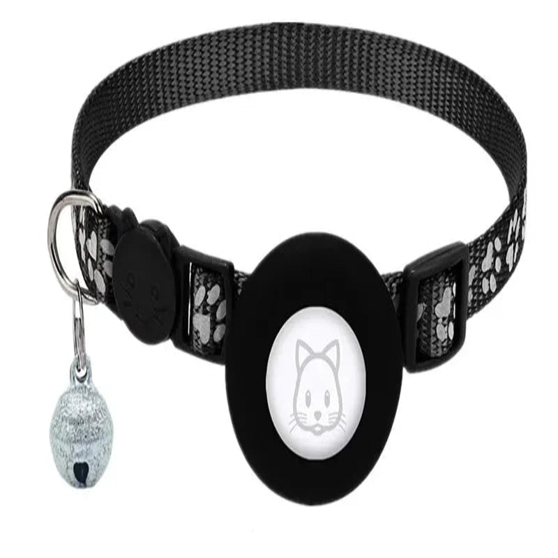 VELVETAIL SOFTCUB – Reflective Cat Collar with Airtag Holder and Safety Bell