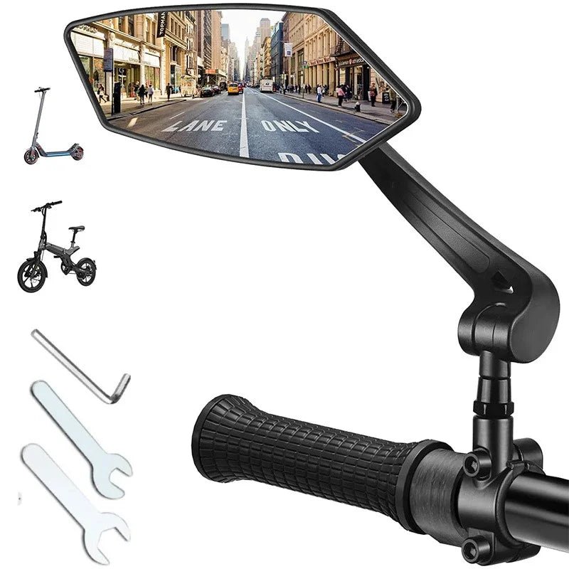 VIEWMAX CYCLEX – Adjustable Bike Rear View Mirror with Wide-Angle Visibility
