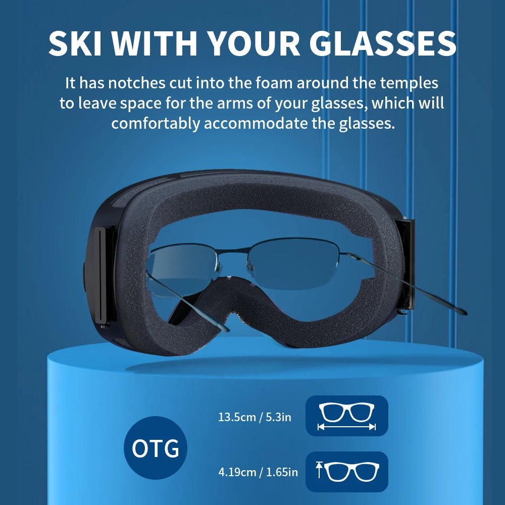 VISTASWITCH – Interchangeable Lens Anti-Fog Ski Goggles with UV400 Protection