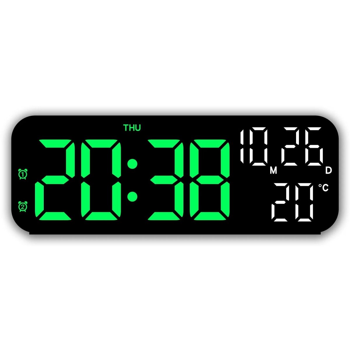 VOXSYNC – LED Digital Alarm Clock with Voice Control & Temperature Display