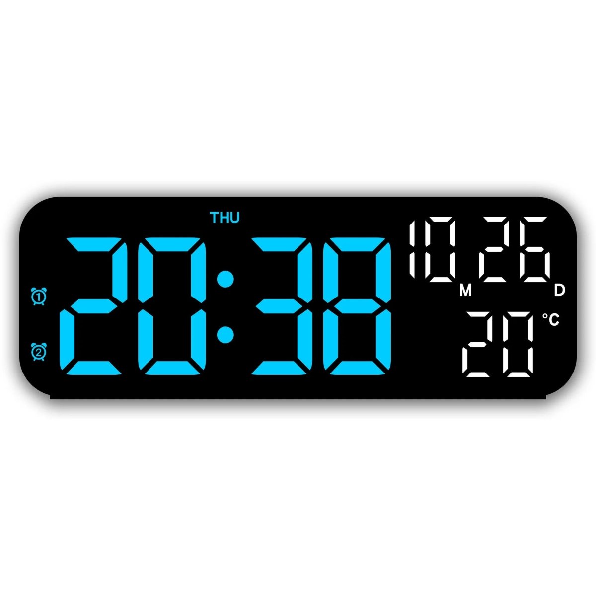 VOXSYNC – LED Digital Alarm Clock with Voice Control & Temperature Display