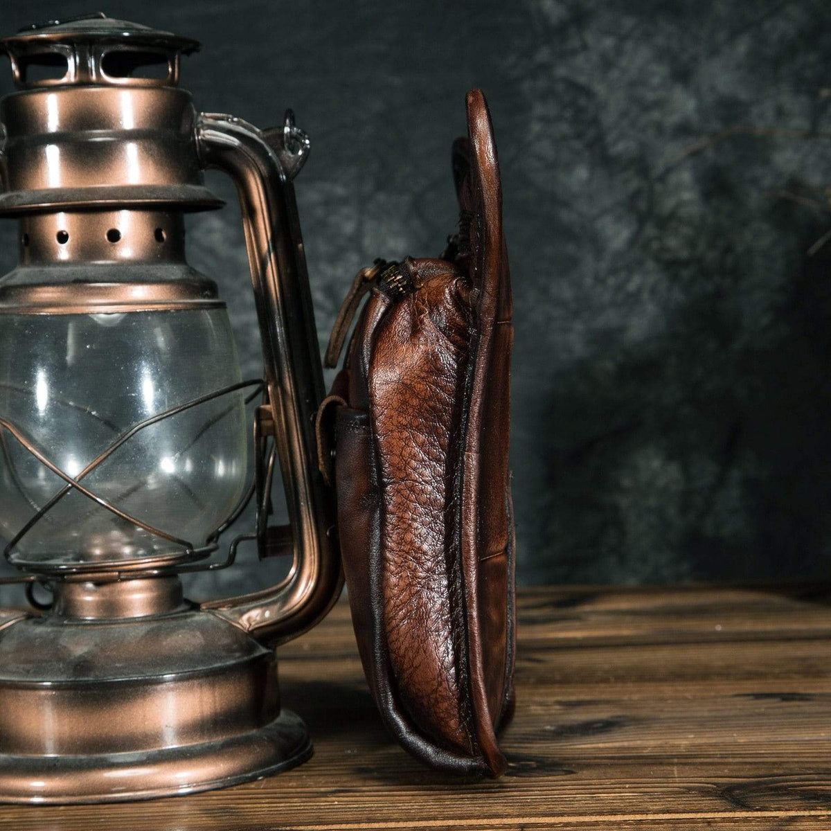 Classic Leather Shoulder Sling Bag
