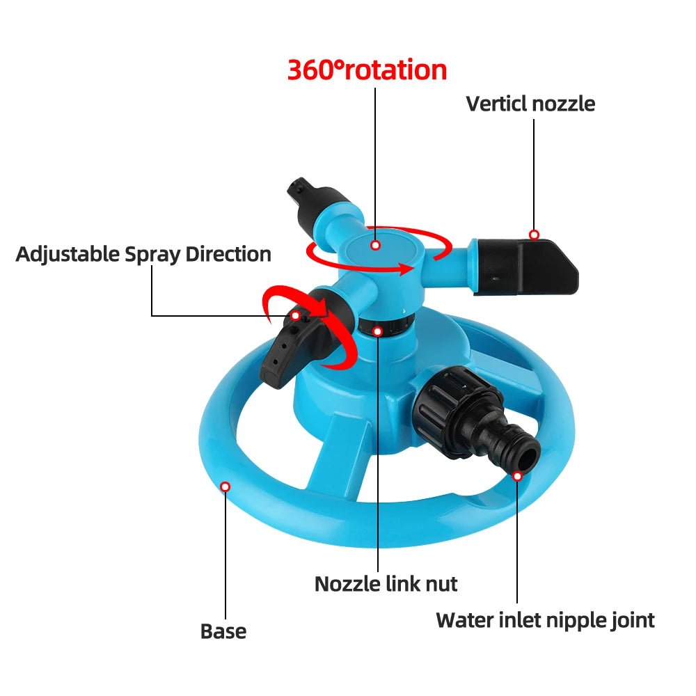 WATERORBIT – 360-Degree Automatic Nozzle for Reliable Plant Watering