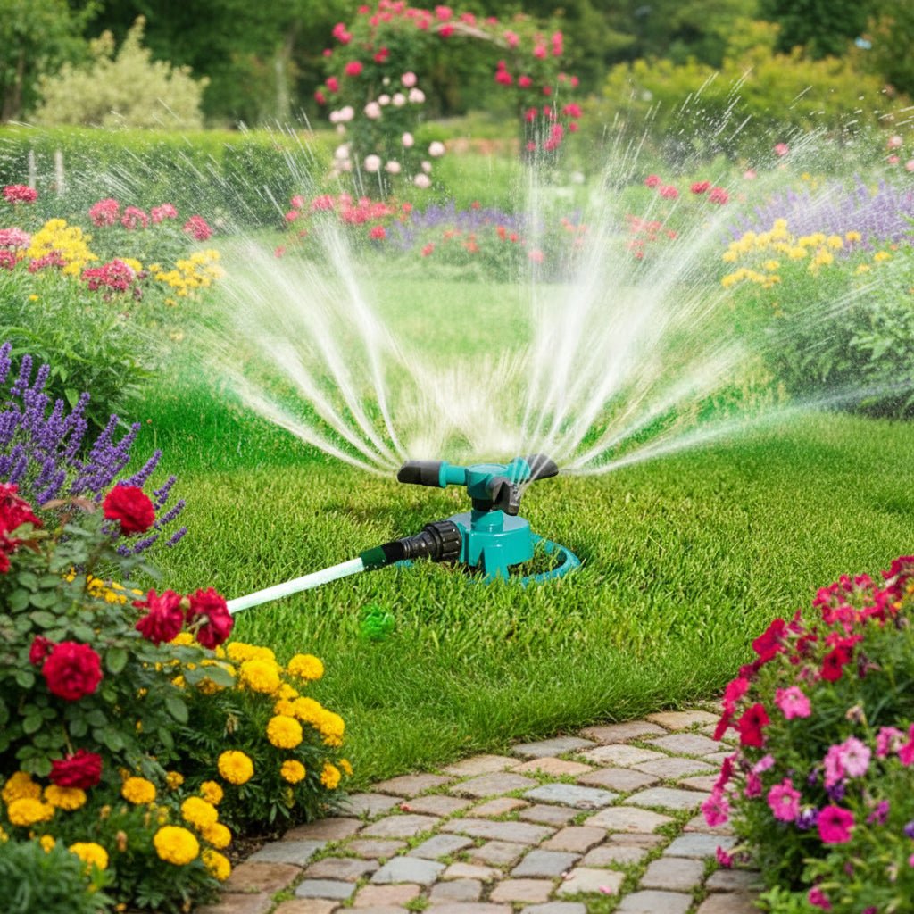WATERORBIT – 360-Degree Automatic Nozzle for Reliable Plant Watering