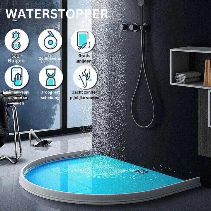 WATERSTOPPER – Flexible Silikon Dichtungsstreifen für Bad & Küche