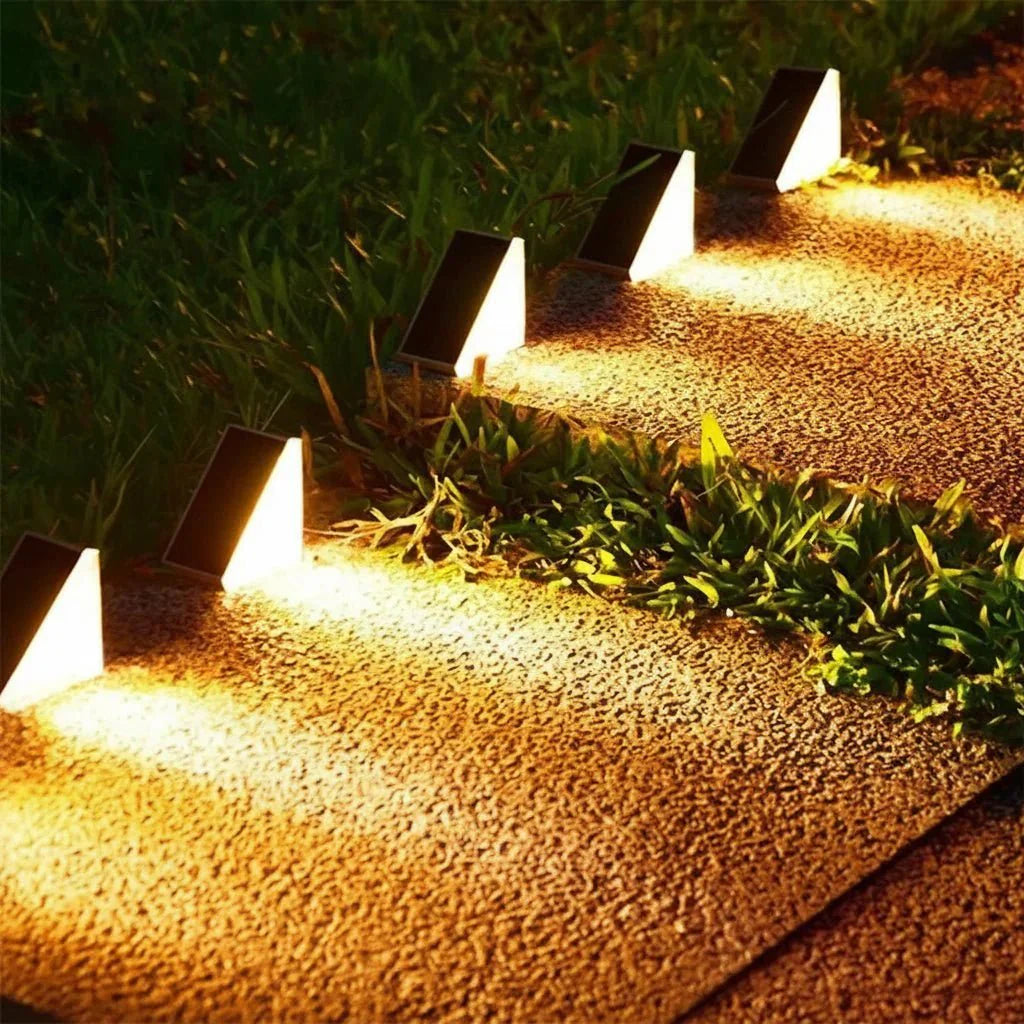 WAYSAFE – Solar Step Lights for Outdoor Pathways & Gardens