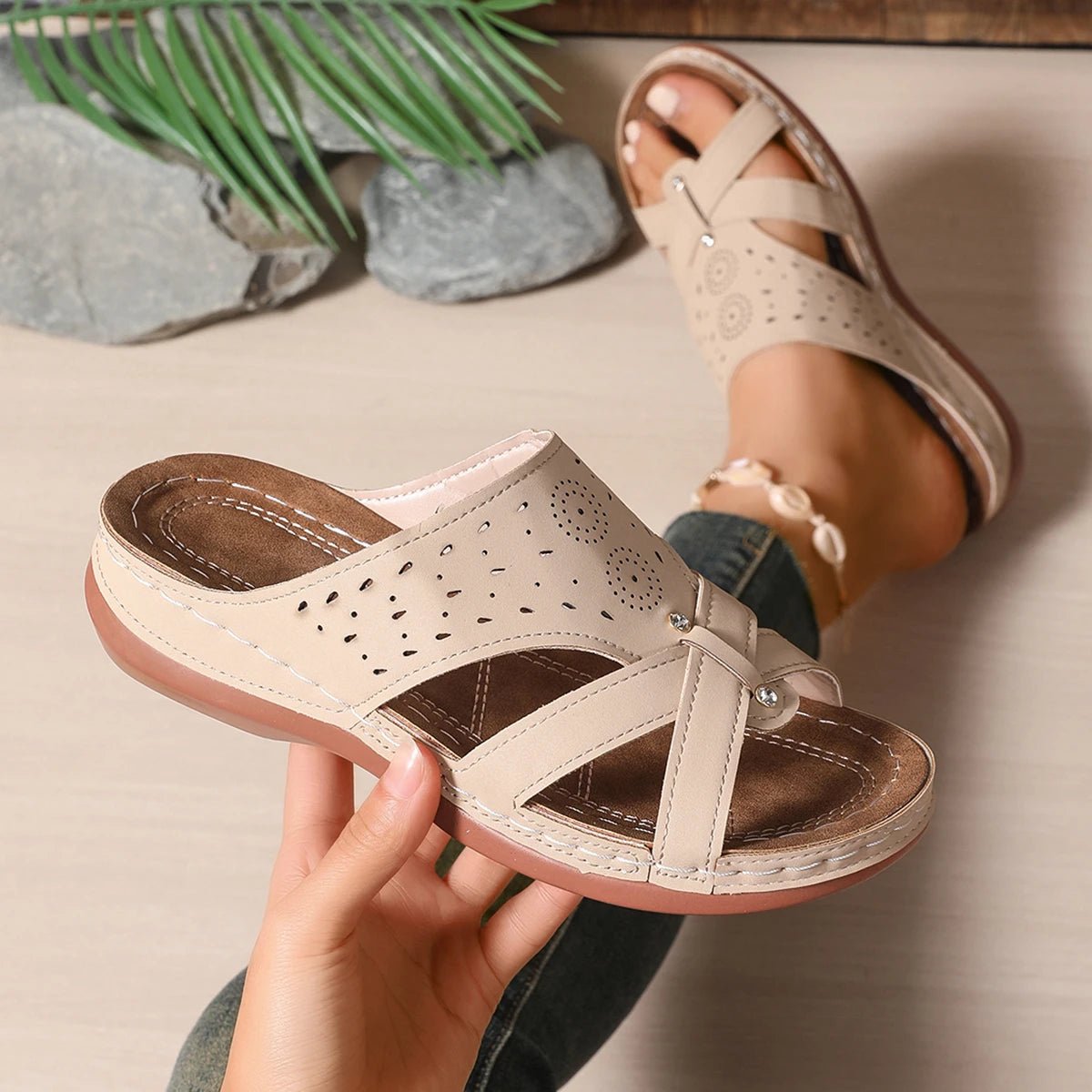 WEDGEVA – Orthopedic platform wedge sandals for all-day style