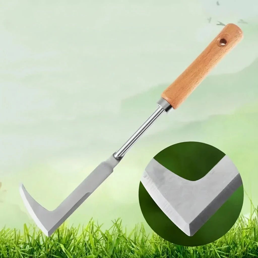 WEEDHOOK – L-Shaped Stainless Steel Tool for Precise Weeding