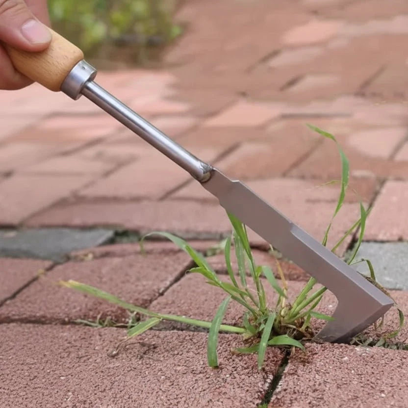 WEEDHOOK – L-Shaped Stainless Steel Tool for Precise Weeding