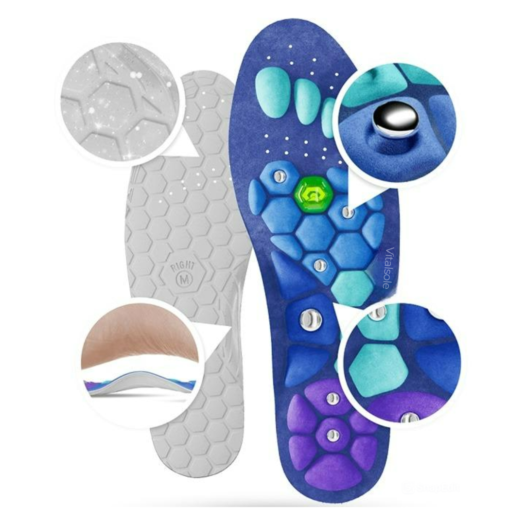Acupressure Insoles Slimming Weight Loss Support
