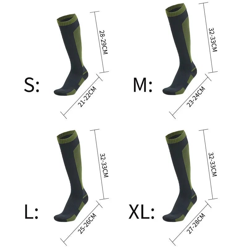 WETGUARD KNEE – Knee High Waterproof Socks for Harsh Outdoor Conditions