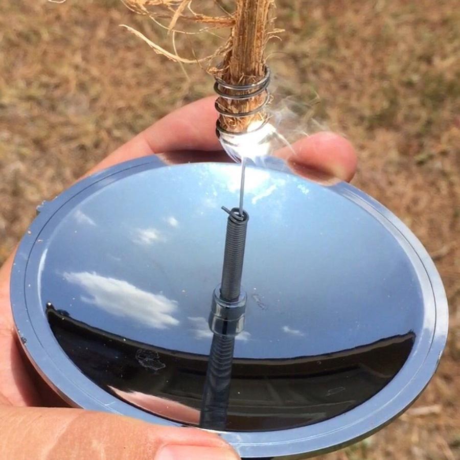 Windproof Solar Spark Fire Starter/Lighter Emergency Kit