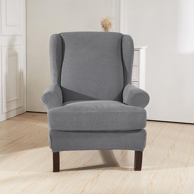 2-Piece Water Repellent Wingback Chair Covers