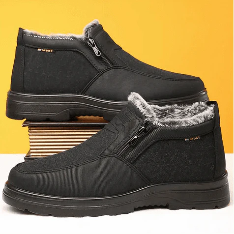 WINTERROX – Men’s Orthopedic Winter Shoes with Waterproof Shield, Fur Lining & Non-Slip Sole