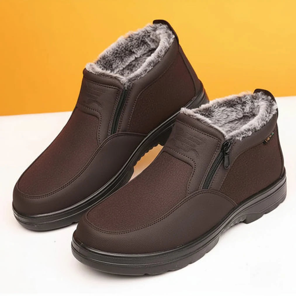 WINTERROX – Men’s Orthopedic Winter Shoes with Waterproof Shield, Fur Lining & Non-Slip Sole