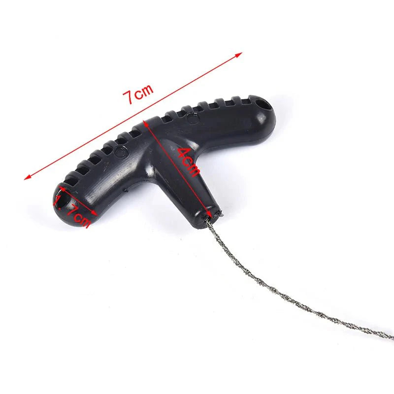 WIRECUT – Portable Steel Wire Saw for Camping, Hiking & Survival Use
