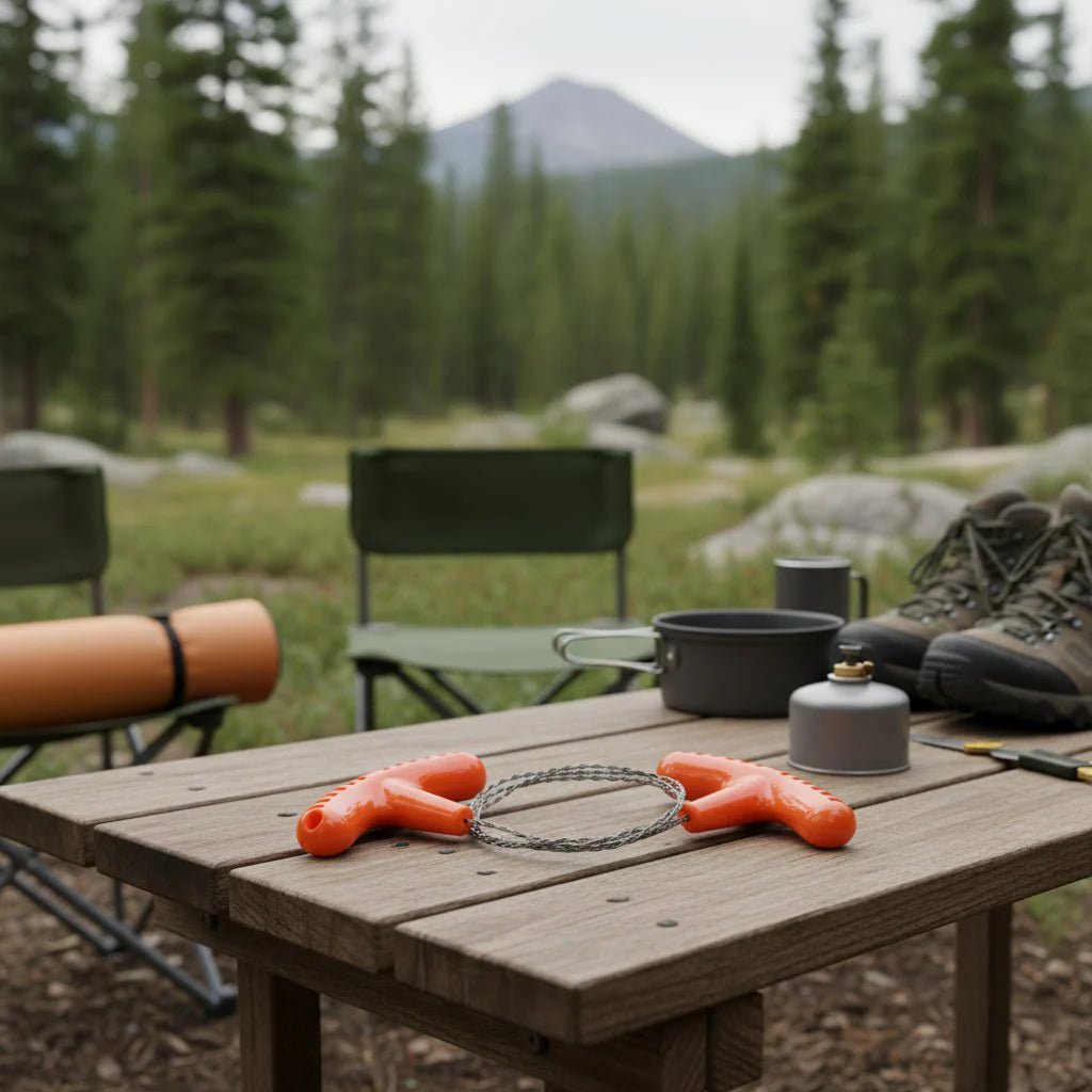 WIRECUT – Portable Steel Wire Saw for Camping, Hiking & Survival Use