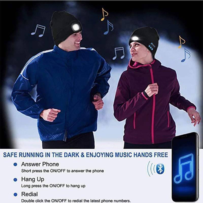 Warm Bluetooth 5.0 LED Wireless Hat