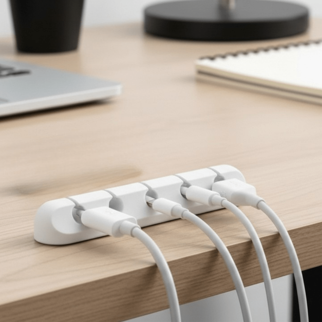 WIRENEST – Silicone Cable Organizer for Desk, Effective Cable Management Solution