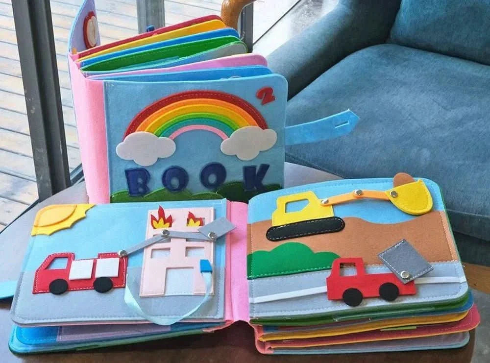 IMAGINA – Montessori Learning Book with 16 Interactive Stories