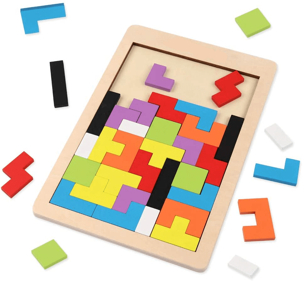 Wooden Tetris Jigsaw Puzzles