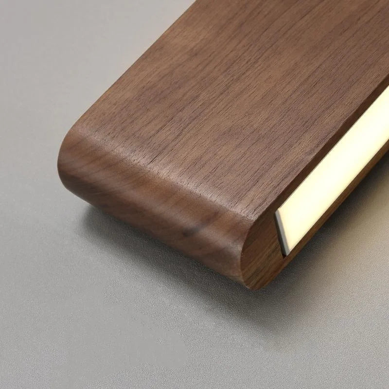 WOODLUX LED – modern wooden wall lamp with 3 color modes