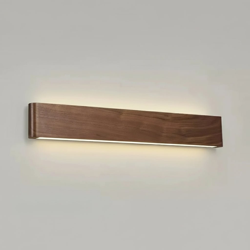 WOODLUX LED – modern wooden wall lamp with 3 color modes