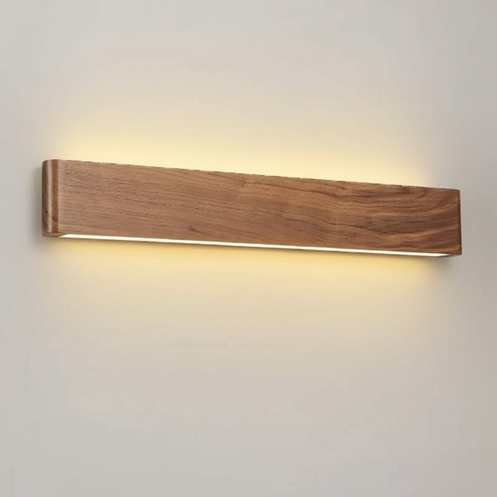 WOODLUX LED – modern wooden wall lamp with 3 color modes