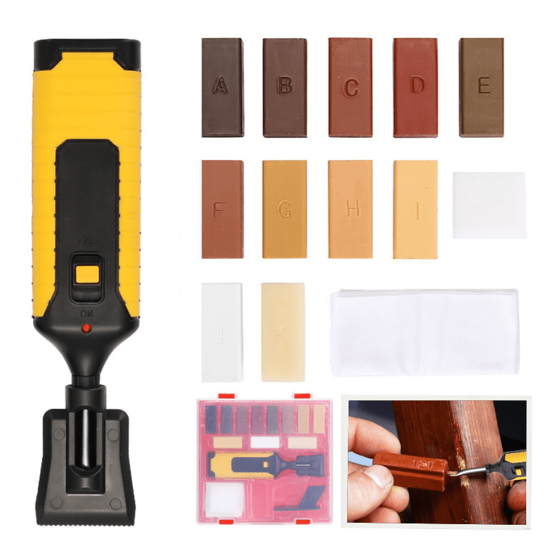 SurfaceMelt System – Heating Pen Repair Kit with Color Matching Wax