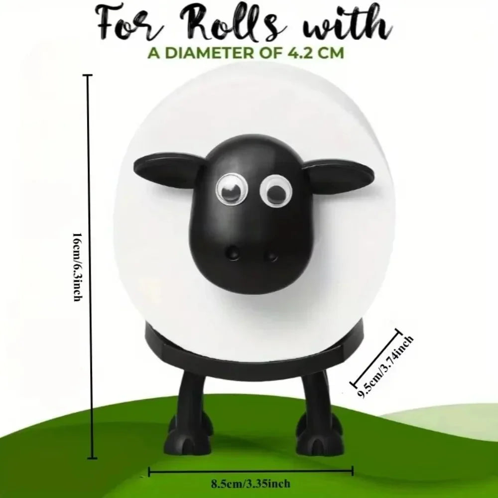 WOOLORA – ADORABLE SHEEP TOILET PAPER HOLDER FOR PLAYFUL BATHROOMS